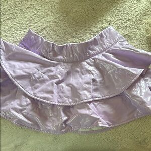 iHeartRaves Purple Athletic Bubble Mini Skirt